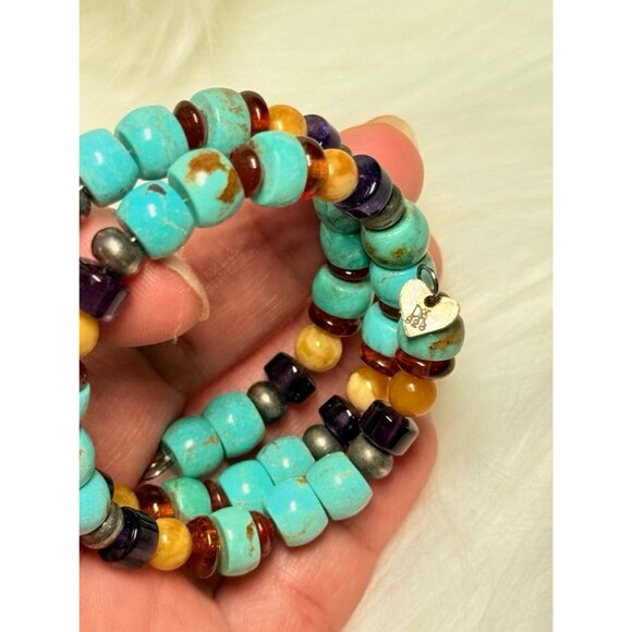 925 Wrap Multi-Stones Bracelet - Picture 6 of 6